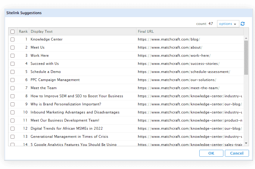 2_Sitelink Suggestions 02 ppc-estimator-tool-ppc-budget